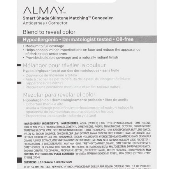 3 QTY Almay Smart Shade Concealer MEDIUM MEETS DEEP (040) - Picture 3 of 5